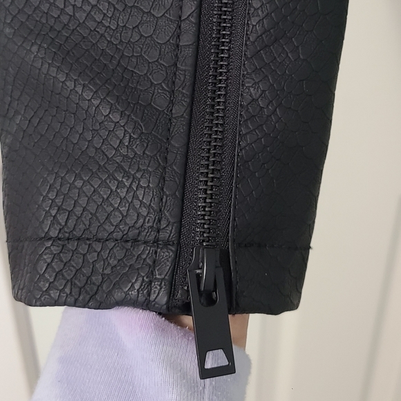 Faux leather moto jacket - Picture 5 of 5